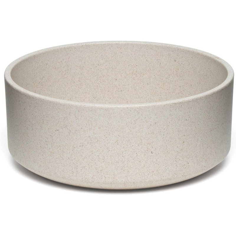 Loving Pets Dolce Bamboo Dog Dish Oat Small