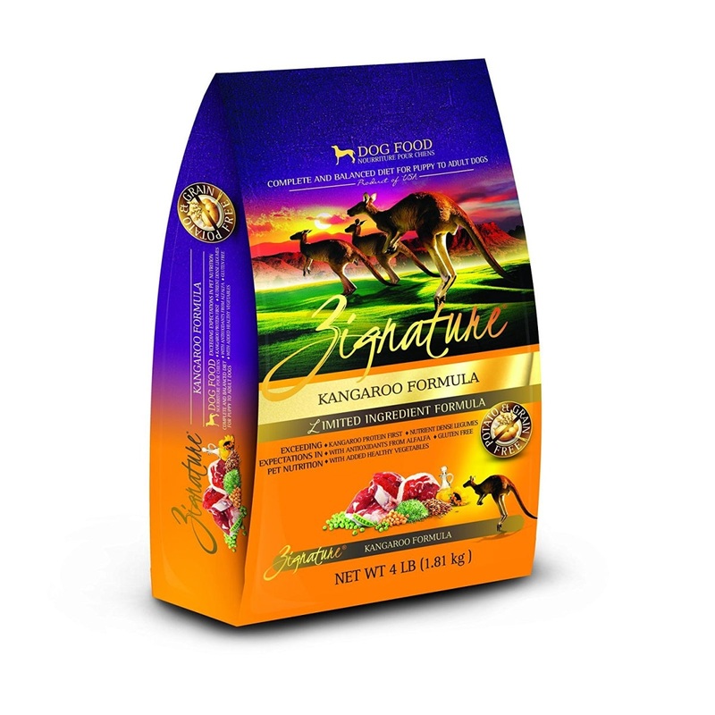 Zignature Grain-Free Kangaroo Formula Dry Dog Food, 25lb