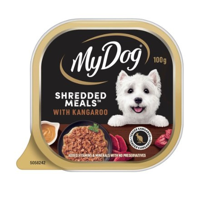 My Dog Wet Food Shredded Meals Kangaroo 12 x 100g
