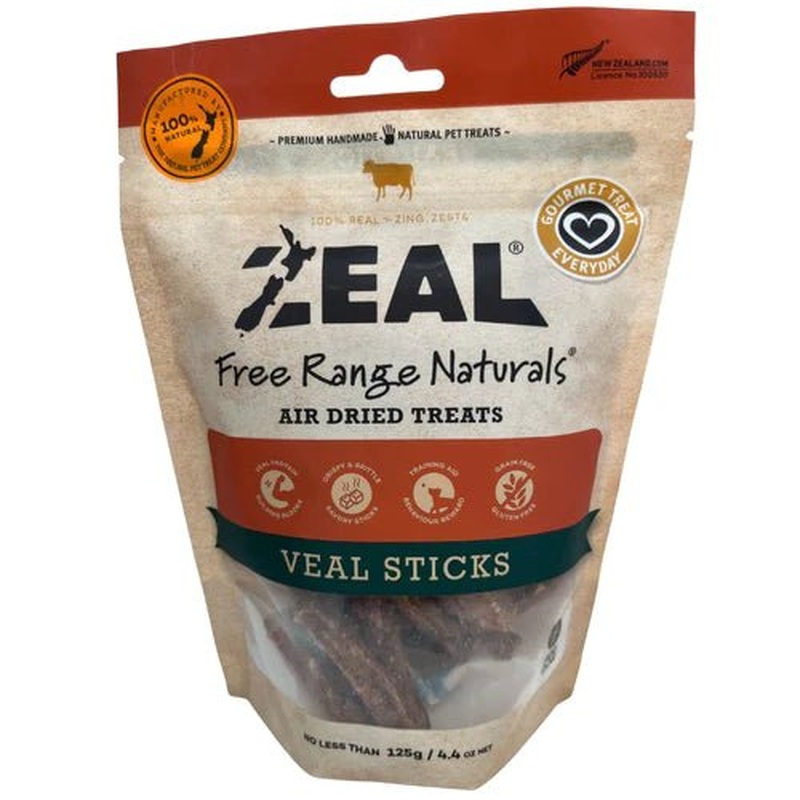 Zeal Air Dried Veal Sticks 125g