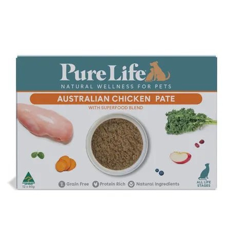 Pure Life Adult Wet Cat Chicken 12 x 80g
