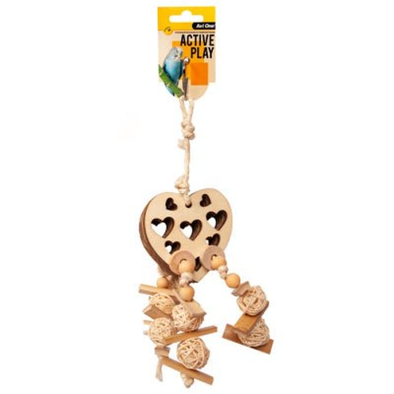Avi One Bird Toy Foraging Heart 10x37cm