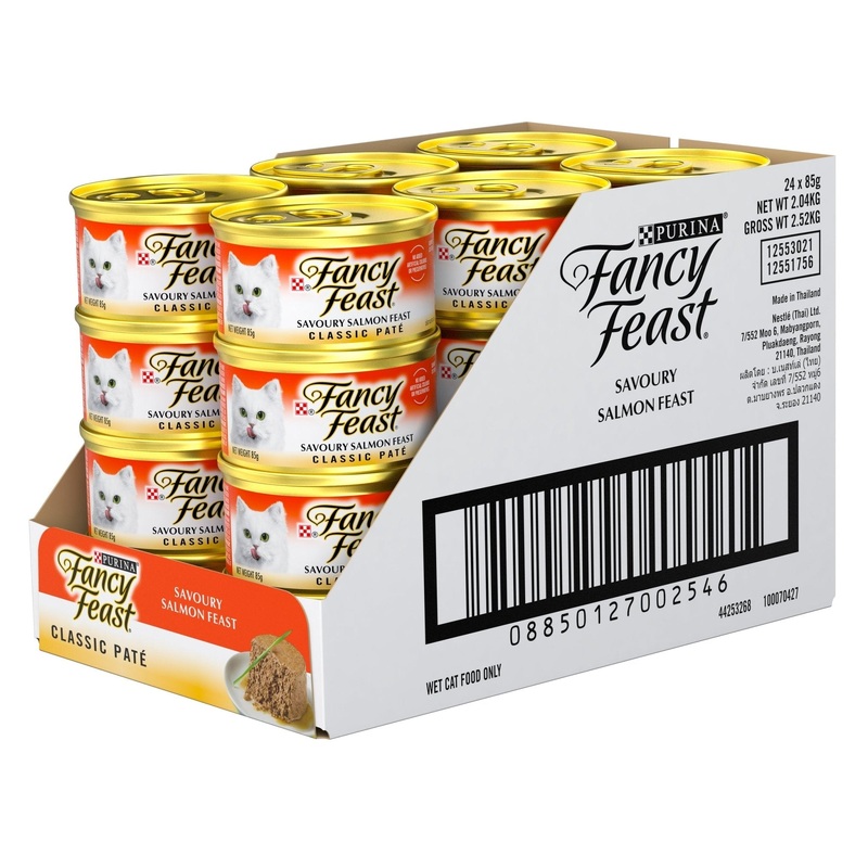 Fancy Feast Classic Pate Savory Salmon Pate 24x85g