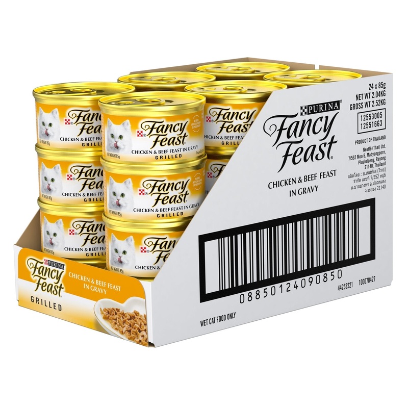 Fancy Feast Grilled Chicken and Beef Feast in Gravy 24x85g