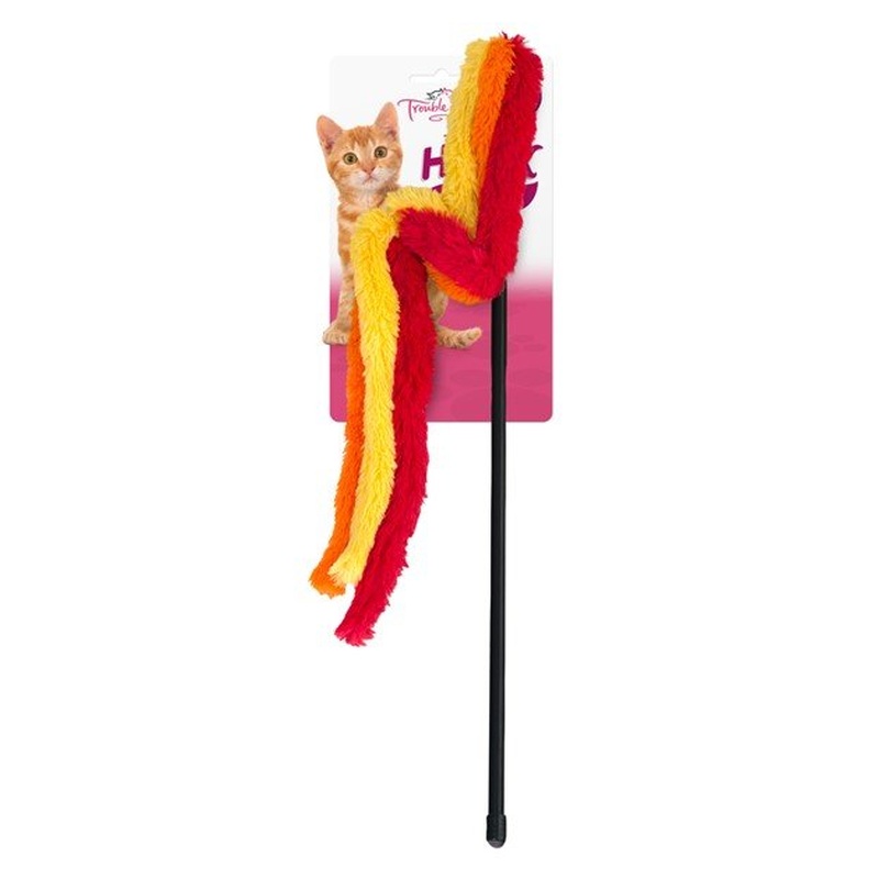 Trouble & Trix Cat Toy HiJinx Towel Wand