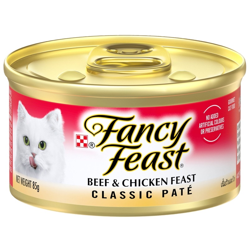 Fancy Feast Classic Pate Beef and Chicken Feast 85g