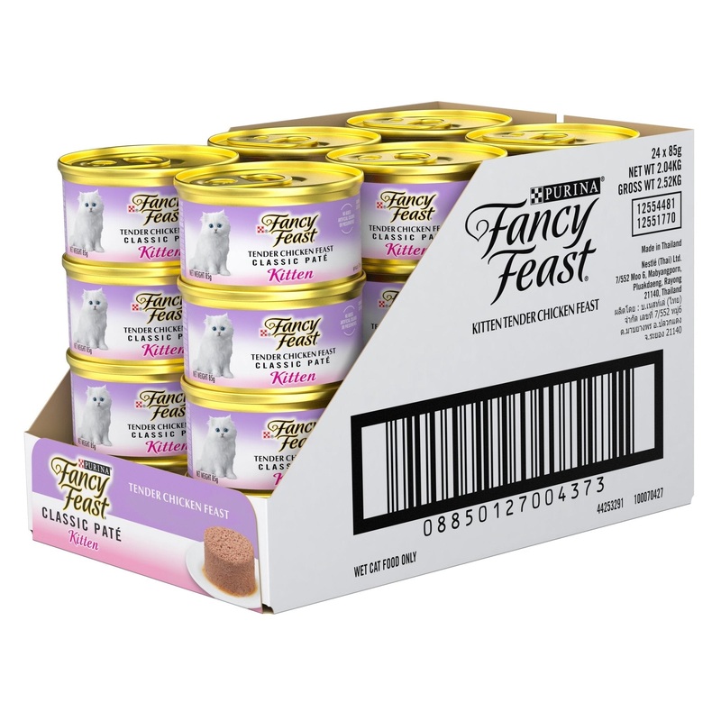 Fancy Feast Classic Pate Kitten Tender Chicken 24x85g