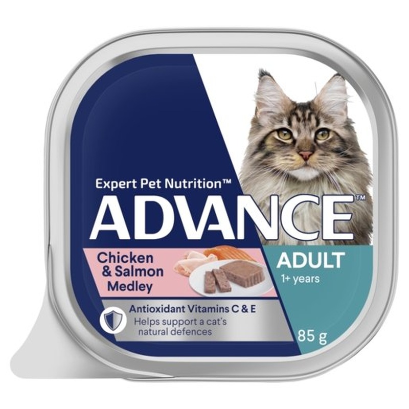 Advance Wet Cat Food Adult Chicken And Salmon 85g