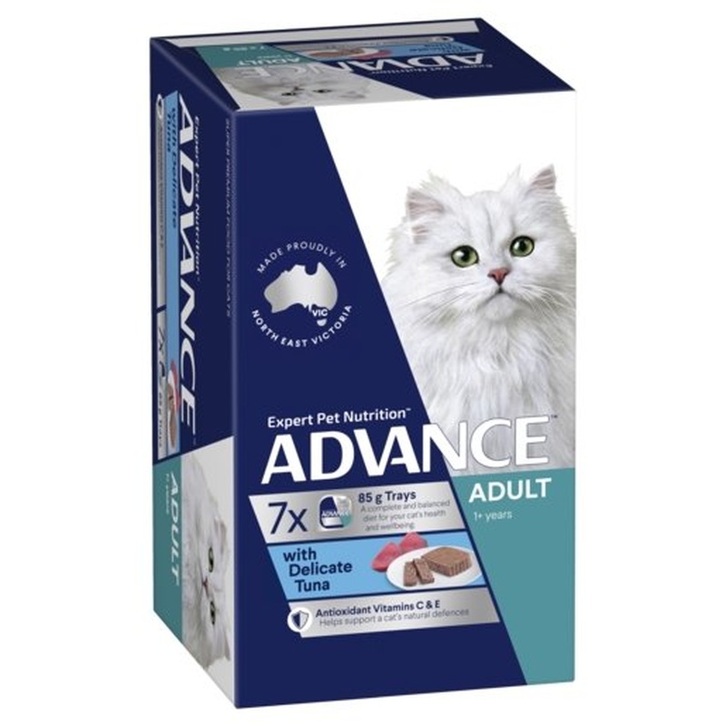 Advance Wet Cat Food Adult Delicate Tuna 7x85g