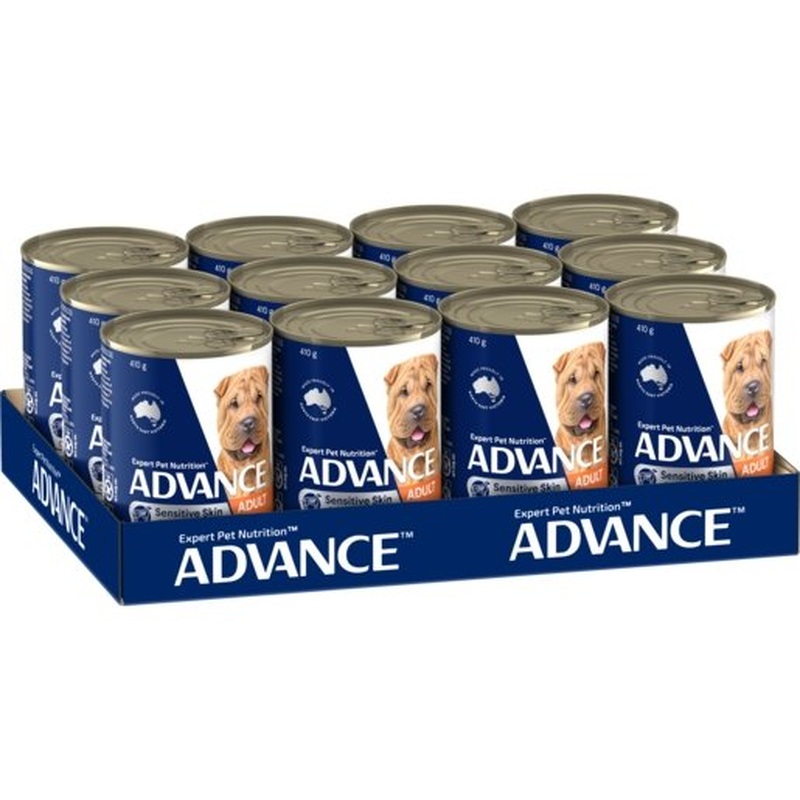Advance Wet Dog Food for Sensitive Adult Dogs 12x410g