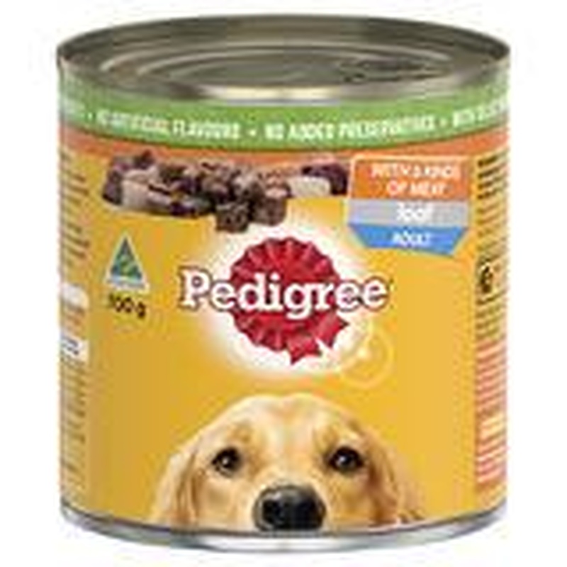 Pedigree Wet Dog Food Can 5 Kinds of Meats 700g