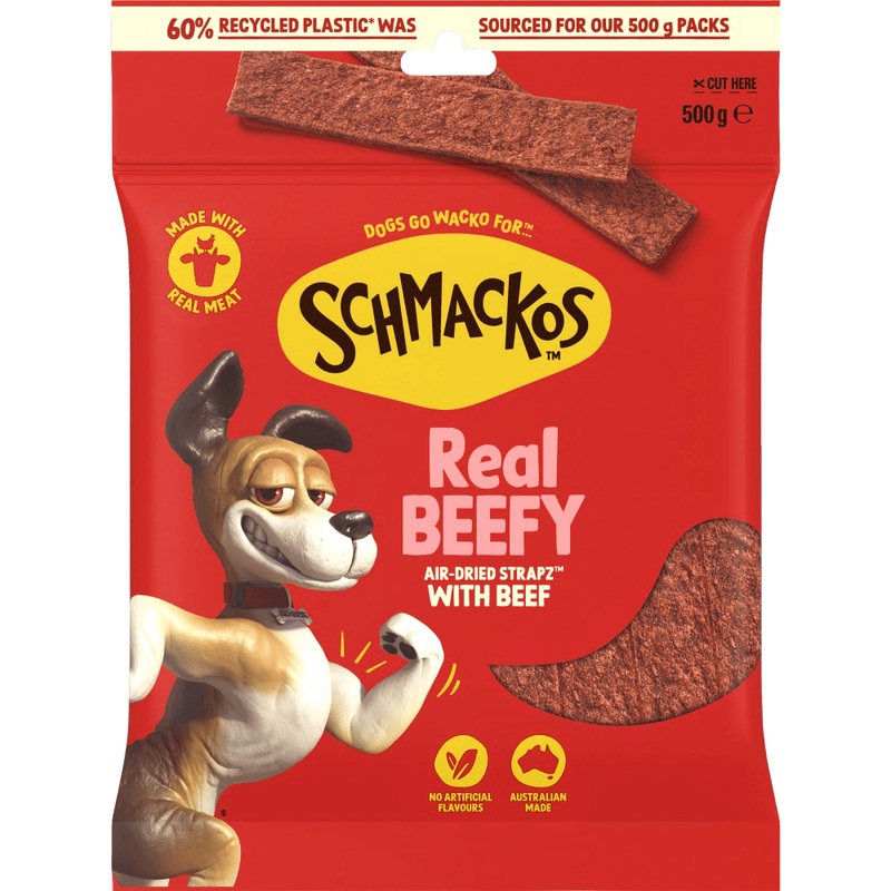 Schmackos Strapz 500g Beef