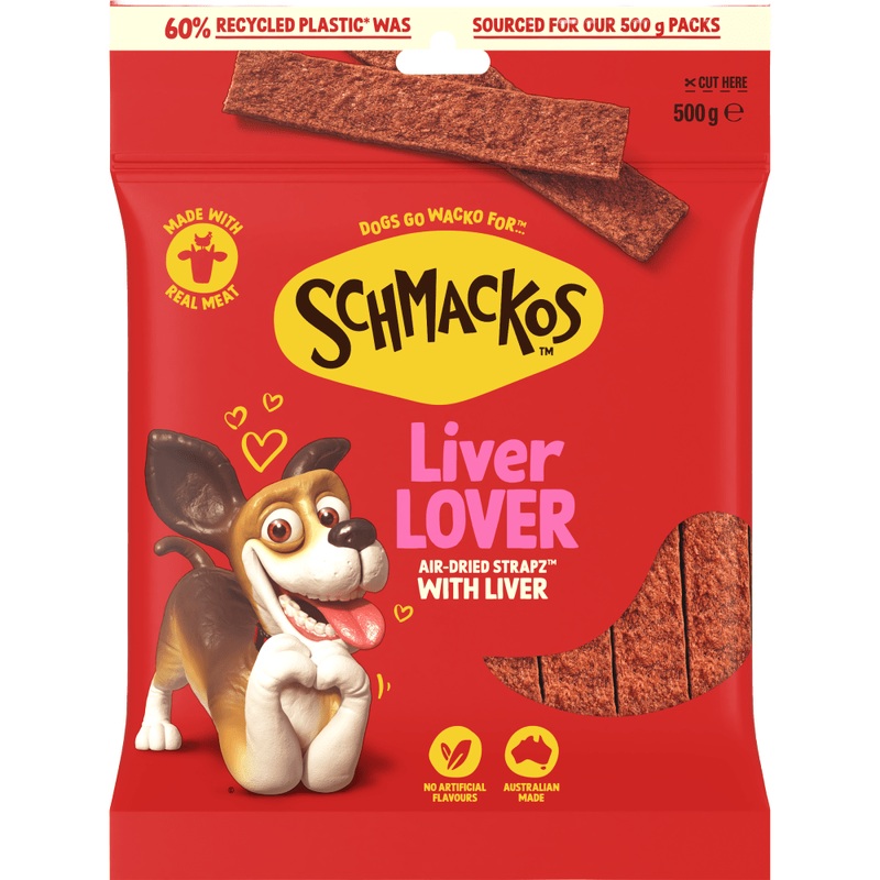 Schmackos Strapz 500g Liver