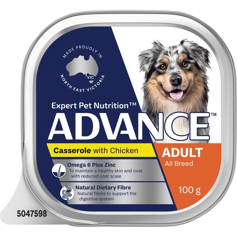 Advance Wet Dog Food Chicken Casserole 100g