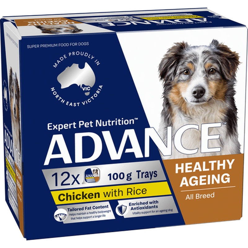 Advance Wet Dog Food Healthy Ageing Chicken and Rice
