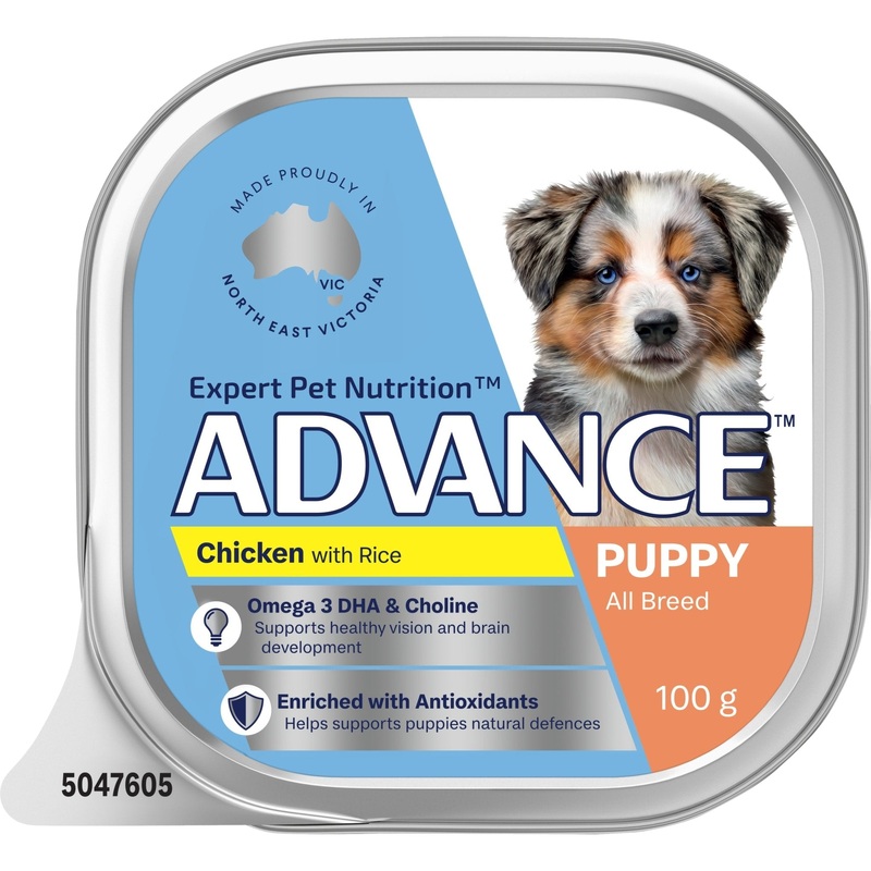 Advance Wet Dog Food Puppy Chicken and Rice 100g