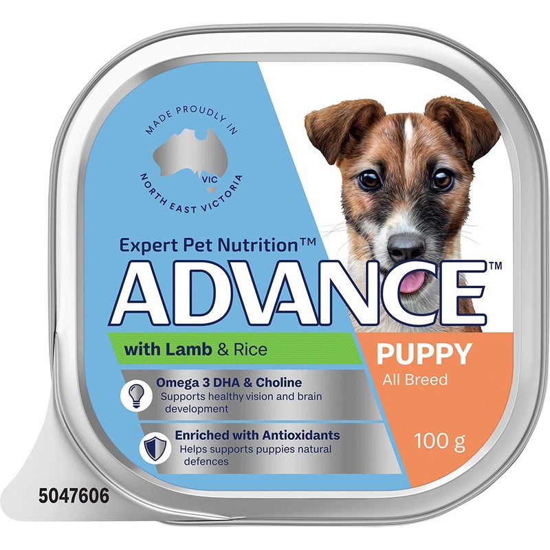 Advance Wet Dog Food Puppy Lamb and Rice 100g