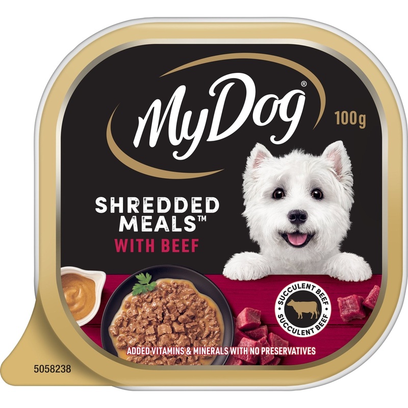 My Dog Wet Food Shredded Meals Beef 100g