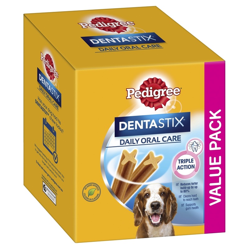 Pedigree Dentastix Value Pack for Medium Dogs 56 Pack