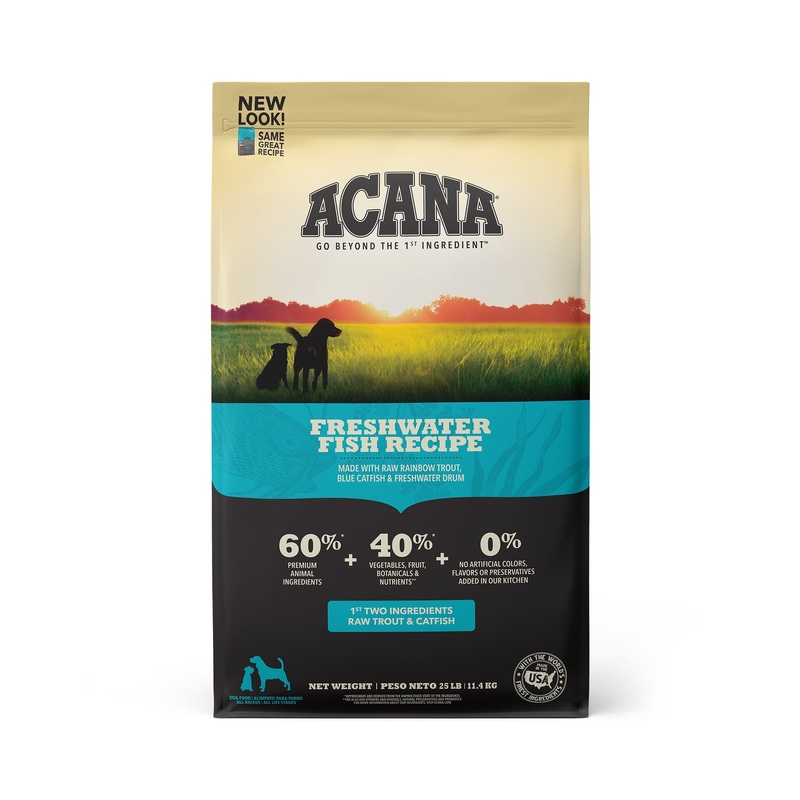 Acana Dry Dog Food 25lb Freshwater Fish
