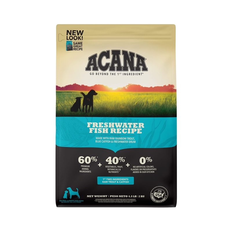 ACANA Heritage Freshwater Fish Formula Dry Dog Food, 4.5 Lb