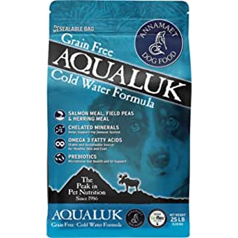 Annamaet Aqualuk Dog Food Salmon Herring Formula 25lb