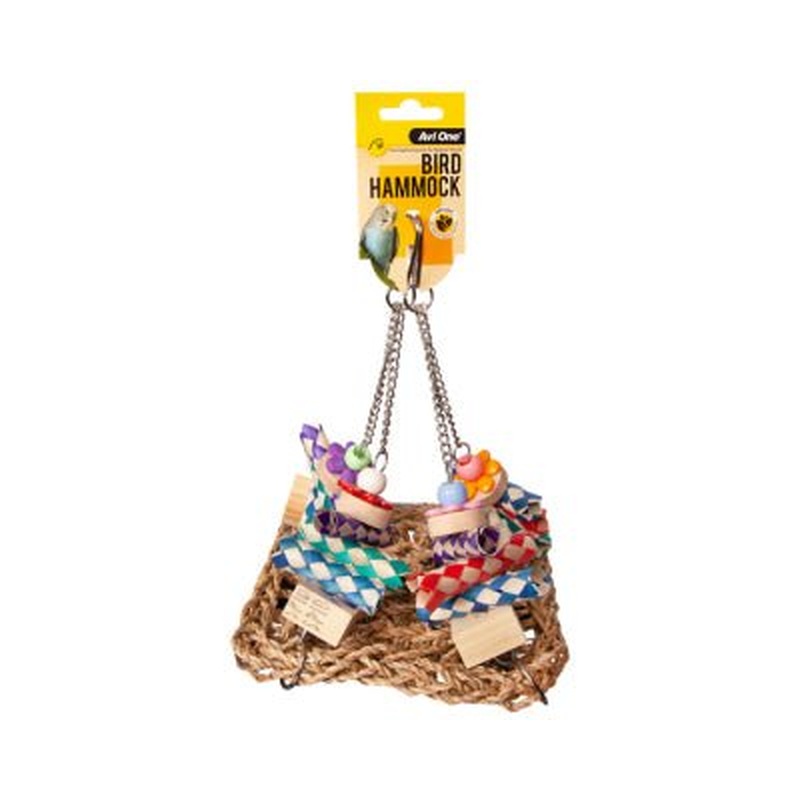 Avi One Bird Toy Wooden Blocks & Beads 34cm zzz