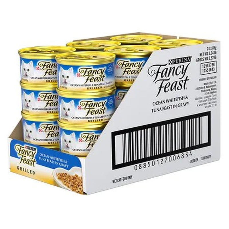 Fancy Feast Grilled Ocean Whitefish and Tuna 24x85g