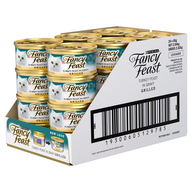 Fancy Feast Grilled Turkey in Gravy 24x85g