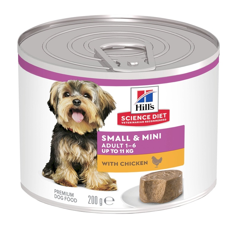 Hill's Science Diet Adult Small and Mini Chicken Canned Dog Food 200g