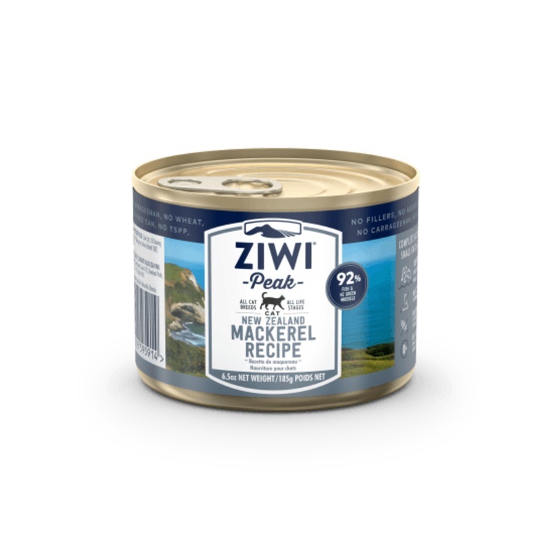 ZiwiPeak Canned Cat Food Mackerel 6.5 oz