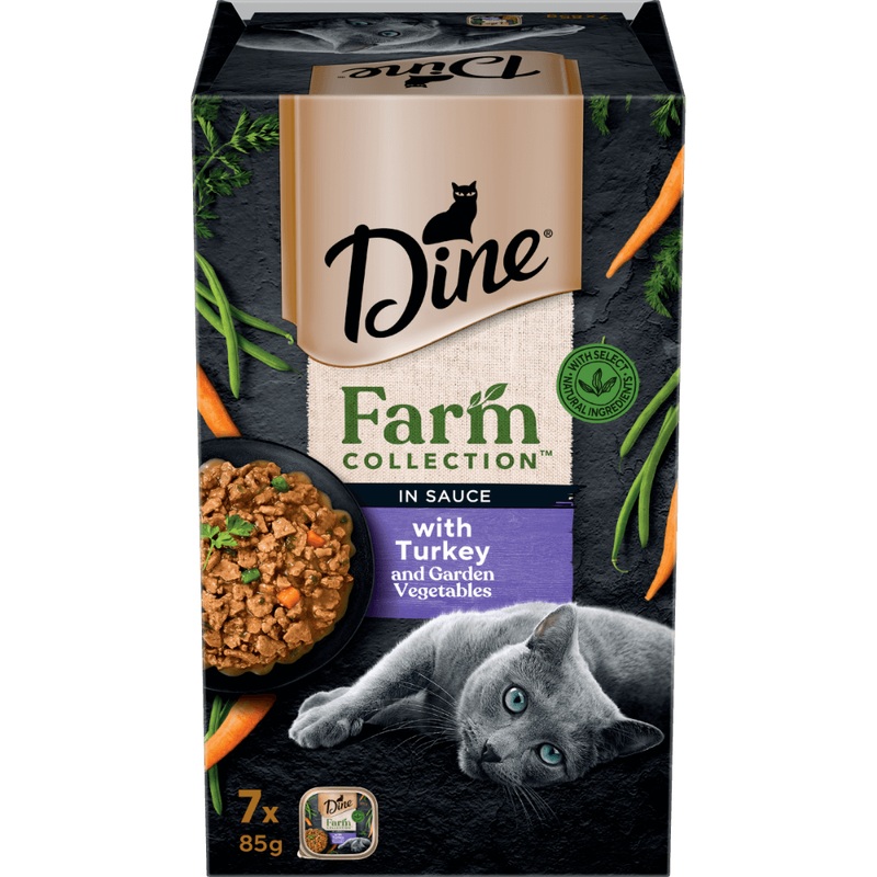 Dine Farm Collection Turkey with Garden Vegetables 28x85g