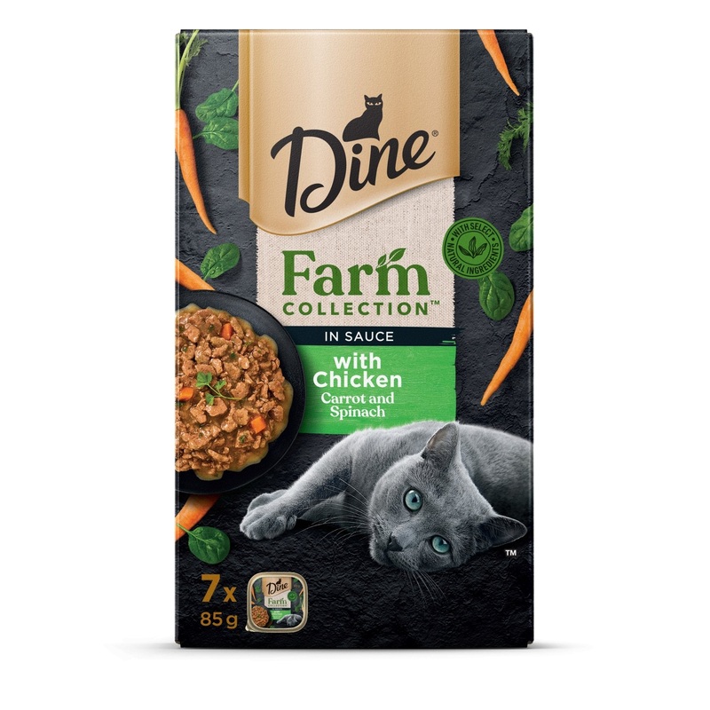 Dine Farm Collection with Chicken Carrot and Spinach 7x85g