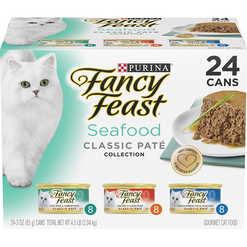 Fancy Feast Seafood Classic Pate Collection 24x85g