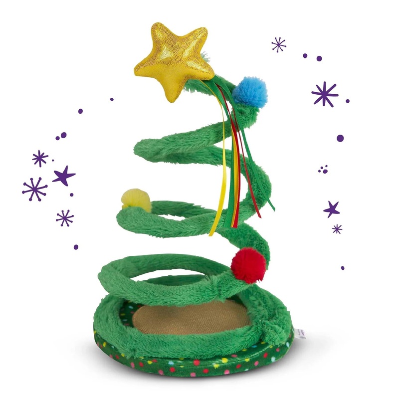 Kazoo Christmas Kitty Bouncy Spring Tree