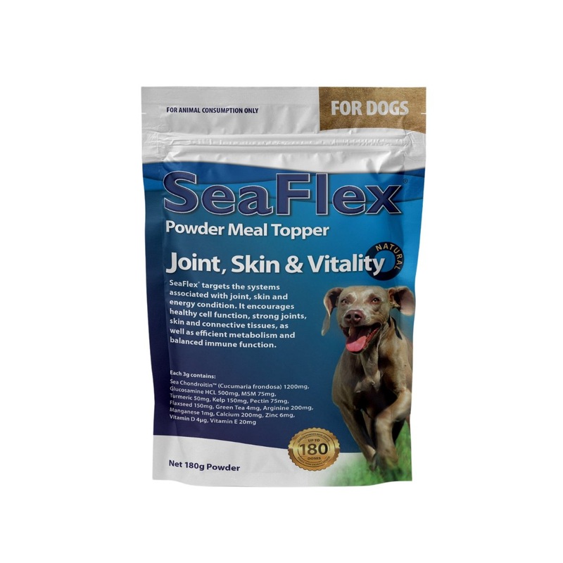 Seaflex Powder Meal Topper for Dogs 180g