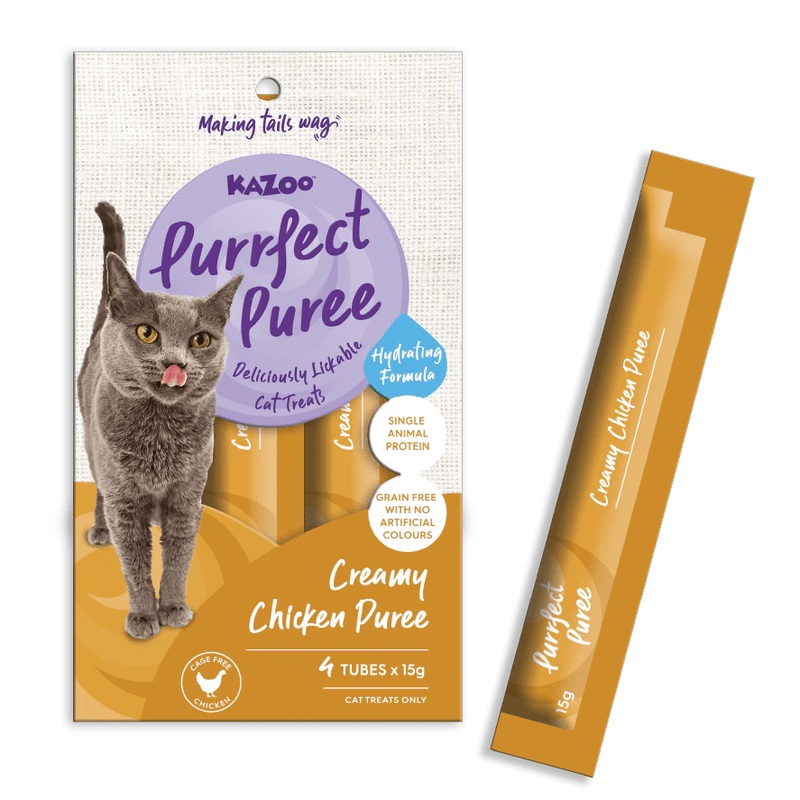Kazoo Purrfect Puree 4 Pack 15g