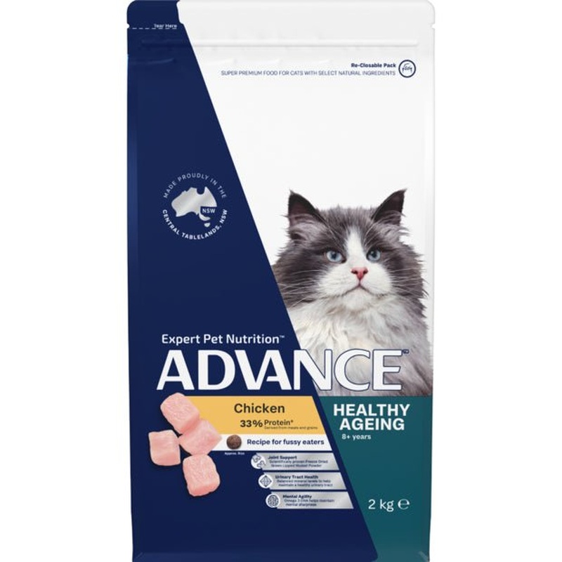 Advance Dry Cat Food Adult Healthy Ageing Chicken