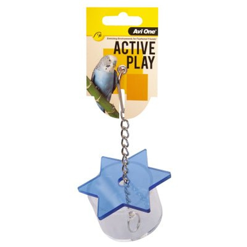 Avi One Bird Toy Acrylic Foraging Star 16cm