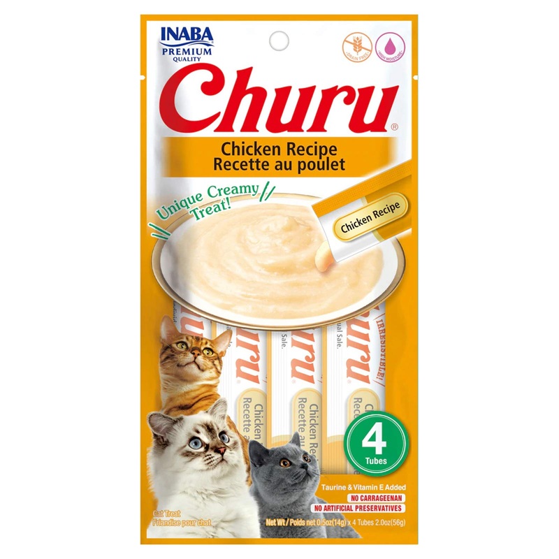 Inaba Churu Bites Chicken Recipe Cat Treat 4 x 14g