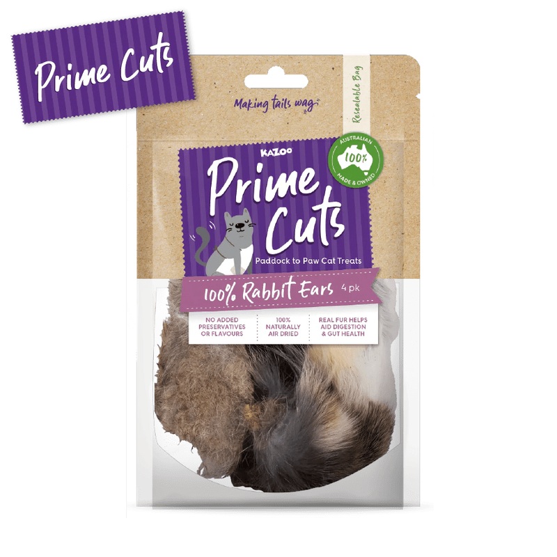 Kazoo Prime Cuts Cats Bunny Ears 4 Pack