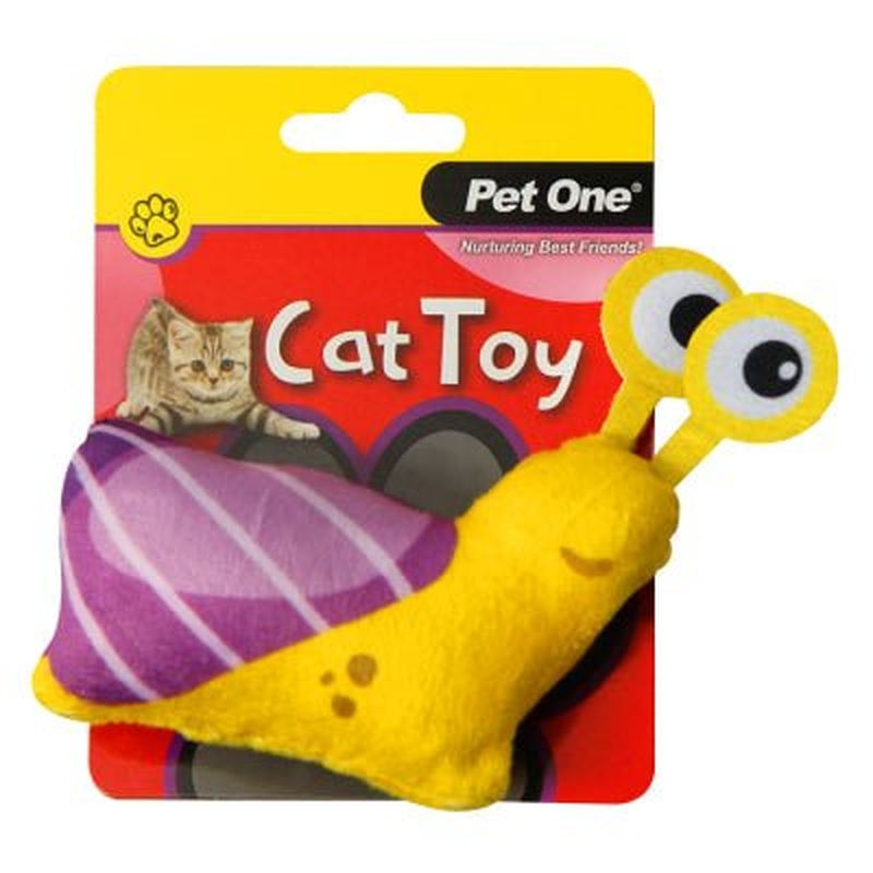 Pet One Cat Toy Snail 11.5cm High