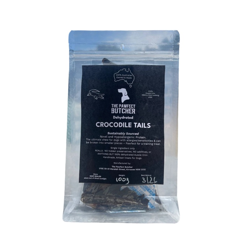 The Pawfect Butcher Crocodile Tail 100g