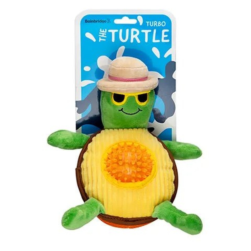 Turbo The Turtle Splash Critters Dog Toy
