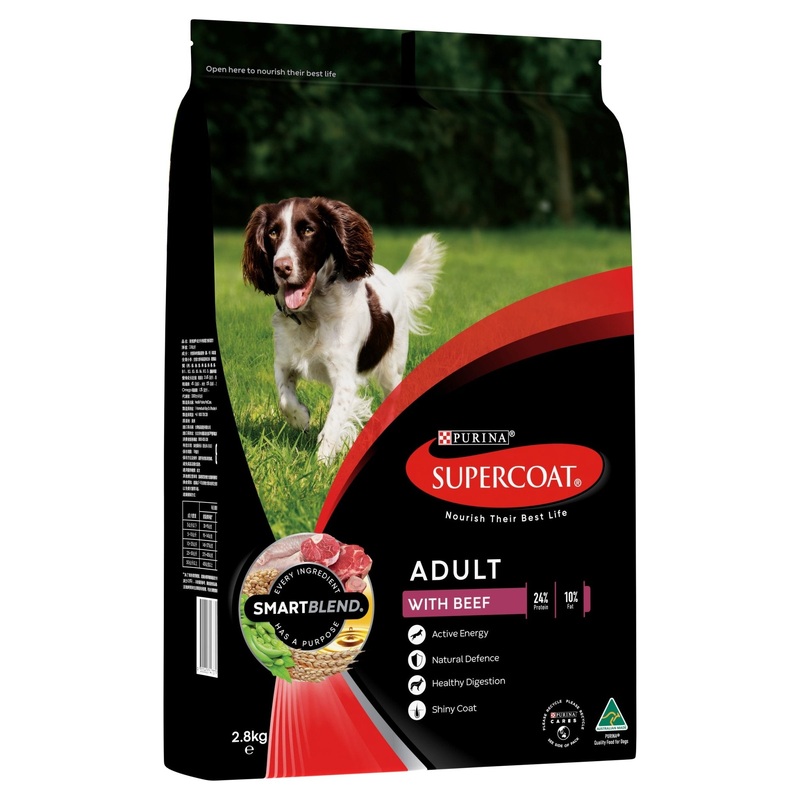 Supercoat Adult Beef Purina
