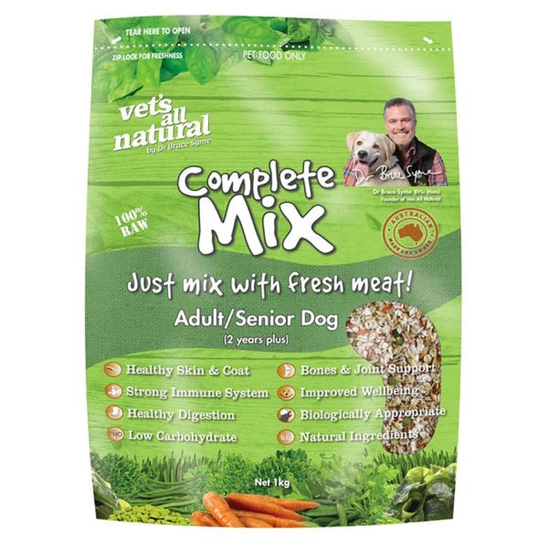 Vets All Natural Complete Mix Adult And Senior Dogs