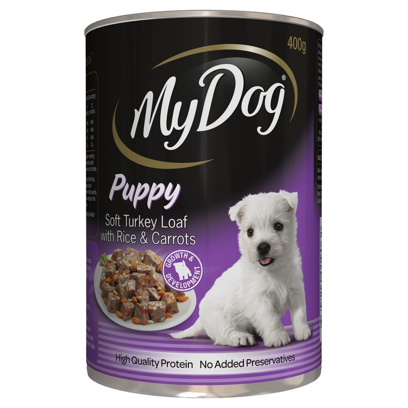 My Dog Wet Dog Food 400g Puppy Turkey/rice/carrot