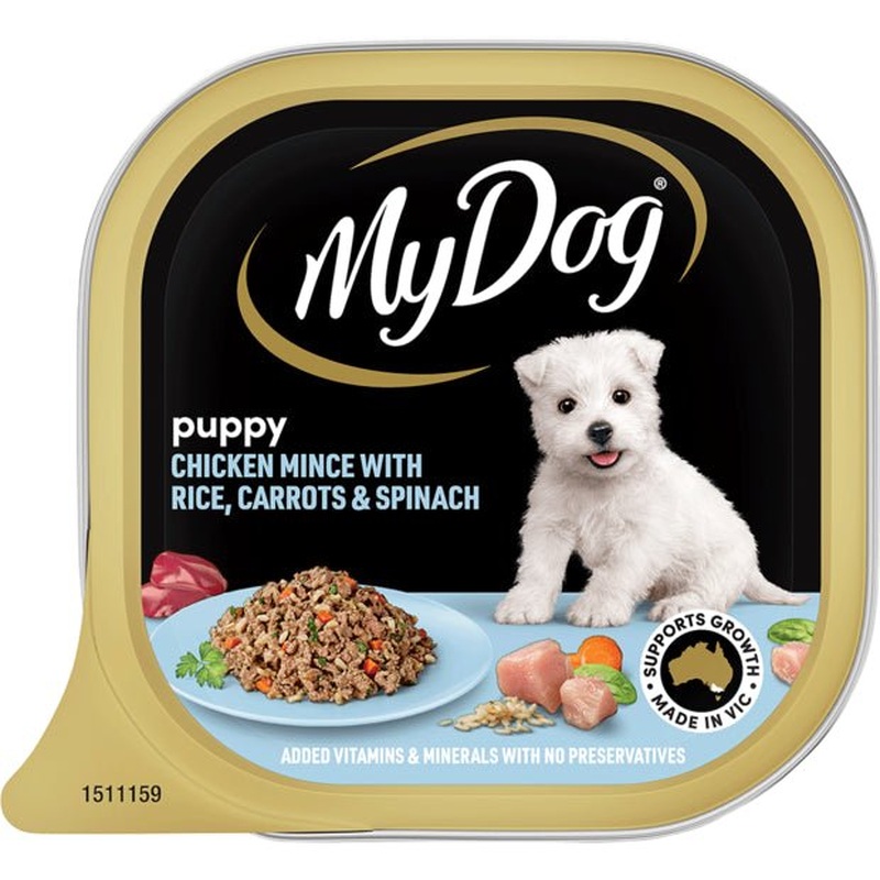 My Dog Wet Dog Food Puppy Chicken Rice Spinach 100g