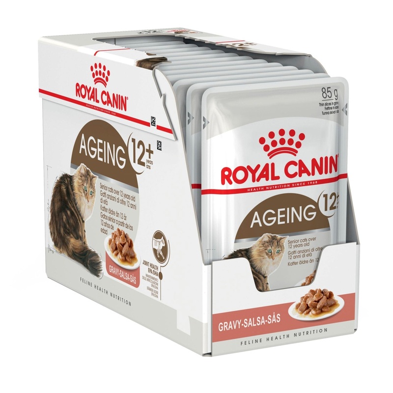 Royal Canin Wet Cat Food Ageing 12+ Gravy 12x85g