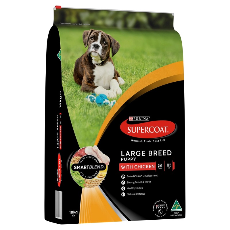 Supercoat Puppy Large Breed 18kg Purina